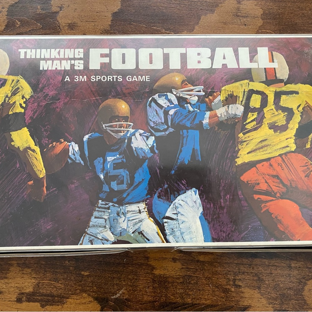 Vintage 1969 Thinking Man's Football a 3M Sports Game